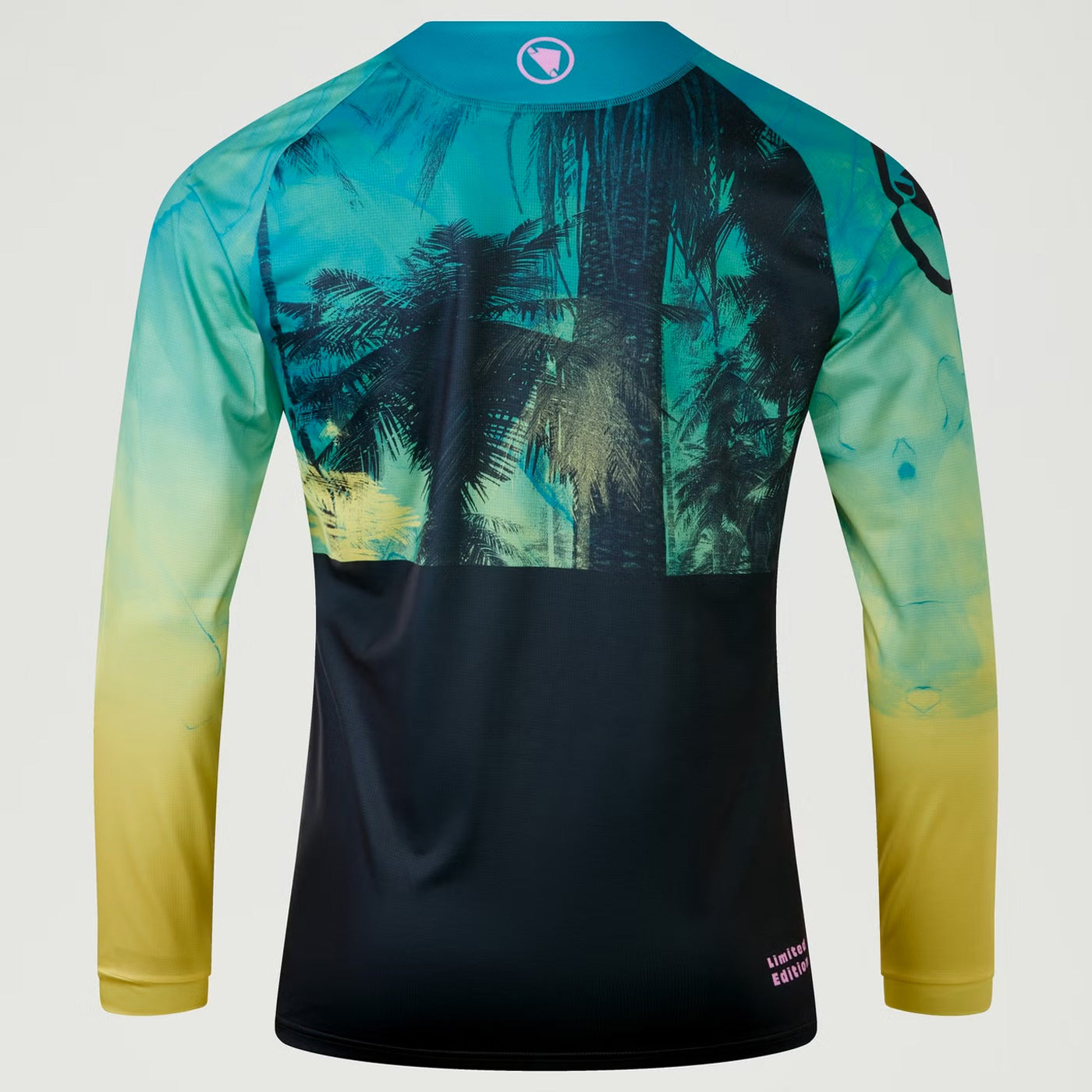 Endura Tropical Print LTD Long Sleeve Jersey - Light Blue