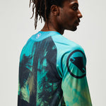 Endura Tropical Print LTD langärmeliges Trikot - Hellblau