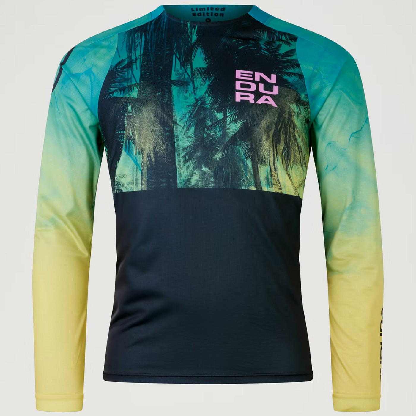 Endura Tropical Print LTD Long Sleeve Jersey - Light Blue