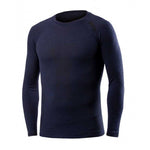 Biotex Merino langarm unterhemd - Blau