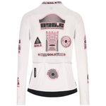 Maglia donna maniche lunghe Q36.5 Gregarius Hybrid Light Retrofuture - Bianco