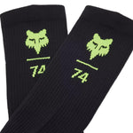 Fox Ranger Fox 74 Socks - Black Yellow