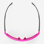 Rudy Spinshield sunglasses - Pink Fluo Black Matte Multilaser Red