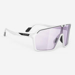 Rudy Spinshield sunglasses - White Matte ImpactX2 Laser Purple