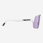 Occhiali Rudy Spinshield Air - White Matte ImpactX2 Laser Purple