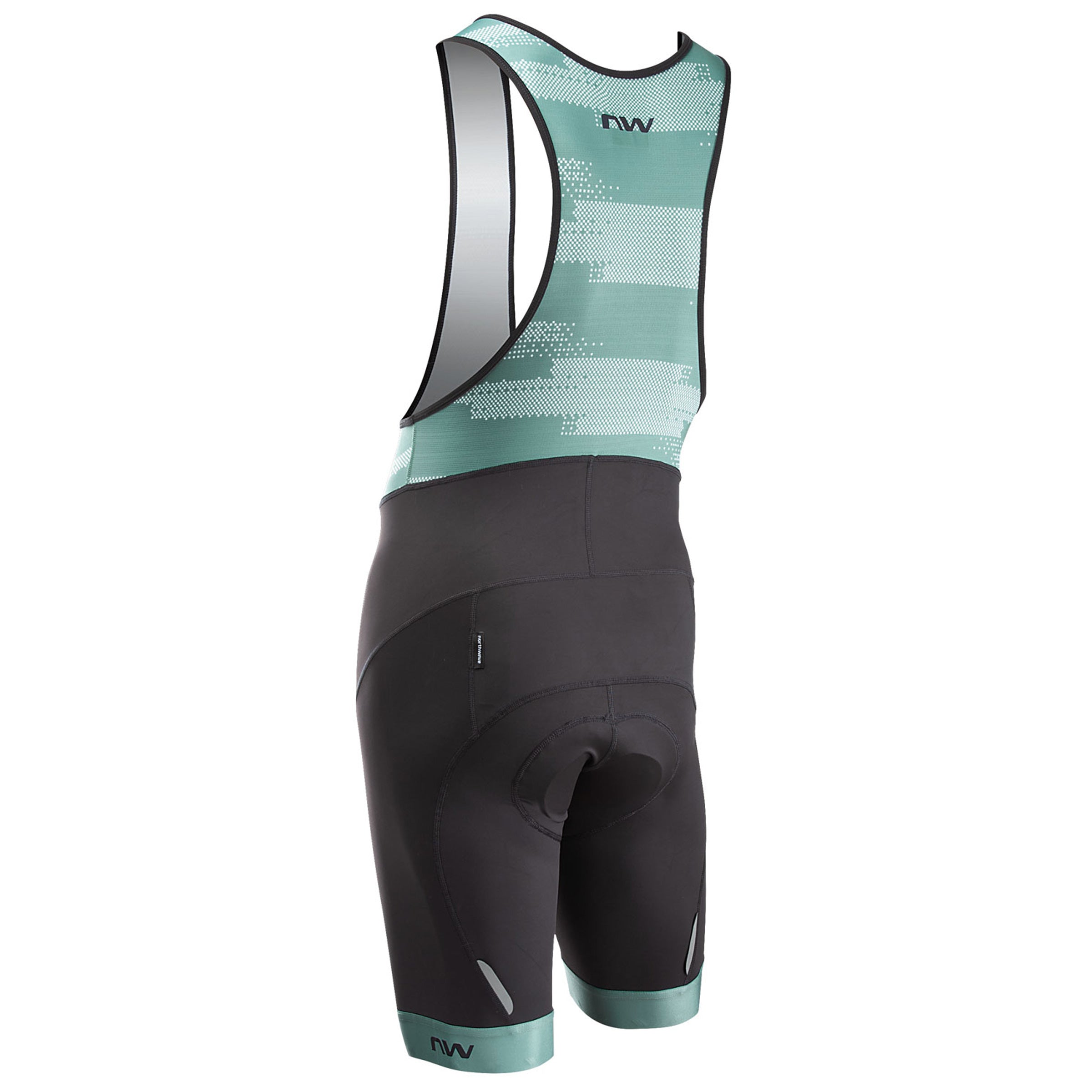 Northwave Active Evo Tragerhosen - Schwarz grun