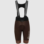 Bib shorts thermal Pissei Monviso - Brown