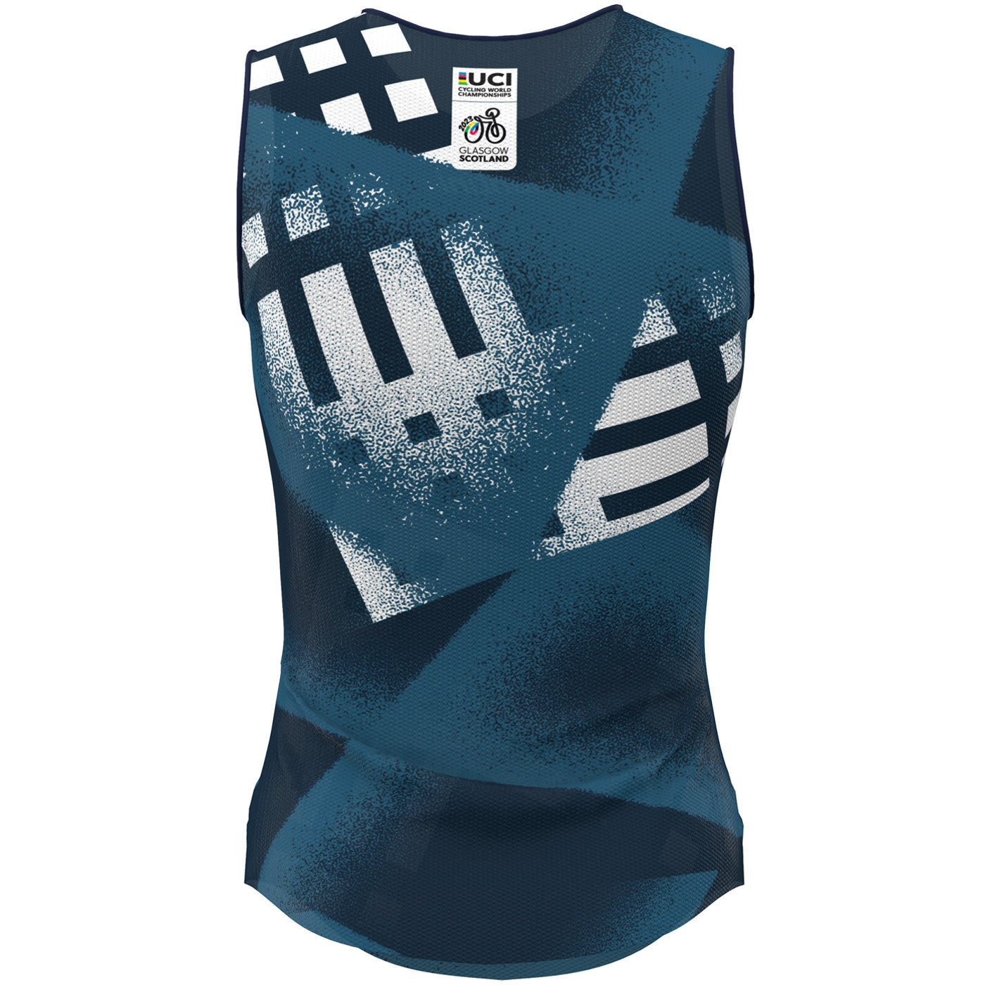 Santini 2023 UCI World Championship sleeveless base layer - City Grid