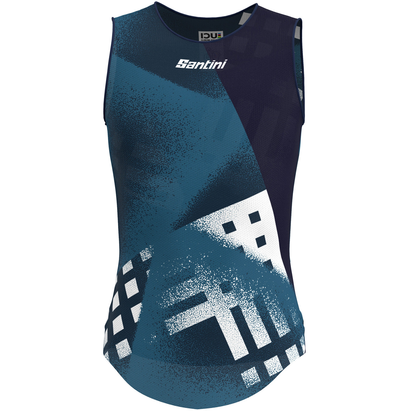 Santini 2023 UCI World Championship sleeveless base layer - City Grid