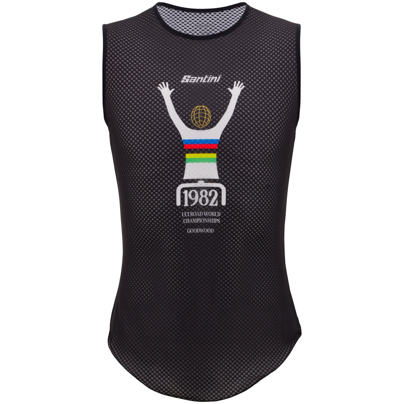 Santini UCI sleeveless base layer - Goodwood 1982