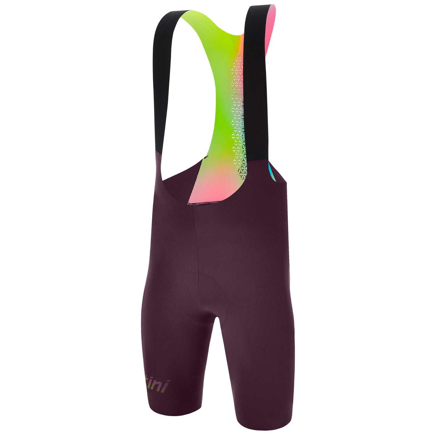 Bib shorts Santini Unique - Bordeaux