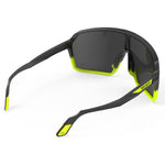 Lunettes Rudy Spinshield - Black fade yellow fluo smoke