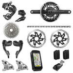 Grupo SRAM RED AXS E1 Hammerhead 10/30T - 50/37D Power Meter