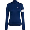 Rapha Core langarm frau trikot - Dunkel blau