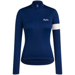 Maillot femme manches longues Rapha Core - Bleu fonce