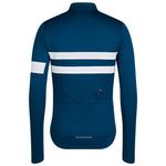 Maglia maniche lunghe Rapha Brevet - Blu bianco