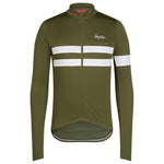 Maillot manga larga Rapha Brevet - Verde