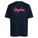 T-Shirt Rapha Large Logo - Blu