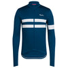 Maillot manga larga Rapha Brevet - Azul blanco