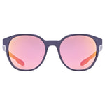 Uvex LGL 54 glasses - Blue matt Mirror Purple