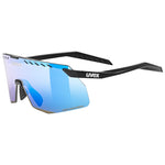 Uvex Pace Stage S CV brille - Black Matt Mirror blue