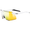 Occhiali Uvex Pace Stage S CV - White Matt Mirror Yellow