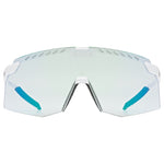 Uvex Pace Stage CV glasses - White Matt Variomatic green