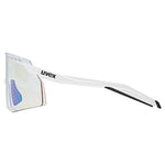 Uvex Pace Stage CV glasses - White Matt Variomatic green