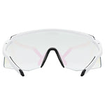 Uvex Pace Stage CV glasses - White Matt Variomatic green