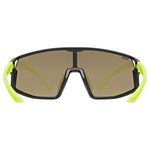 Uvex Skyryse Kids Glasses - Black yellow Mirror yellow