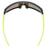 Uvex Skyryse Kids Glasses - Black yellow Mirror yellow