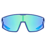 Uvex Skyryse Kids Glasses - Blue matt Mirror green