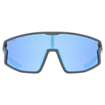 Uvex Skyryse Kids Glasses - Grey green Mirror Blue