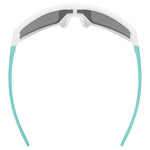 Uvex Skyryse Kids Glasses - White Green Mirror Silver