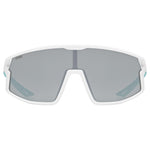 Uvex Skyryse Kids Glasses - White Green Mirror Silver