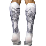 VeloToze Aero Extra Extra Tall Socken - Weiss 