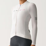 Maap Blurred Evade Pro Base women long sleeve jersey - White