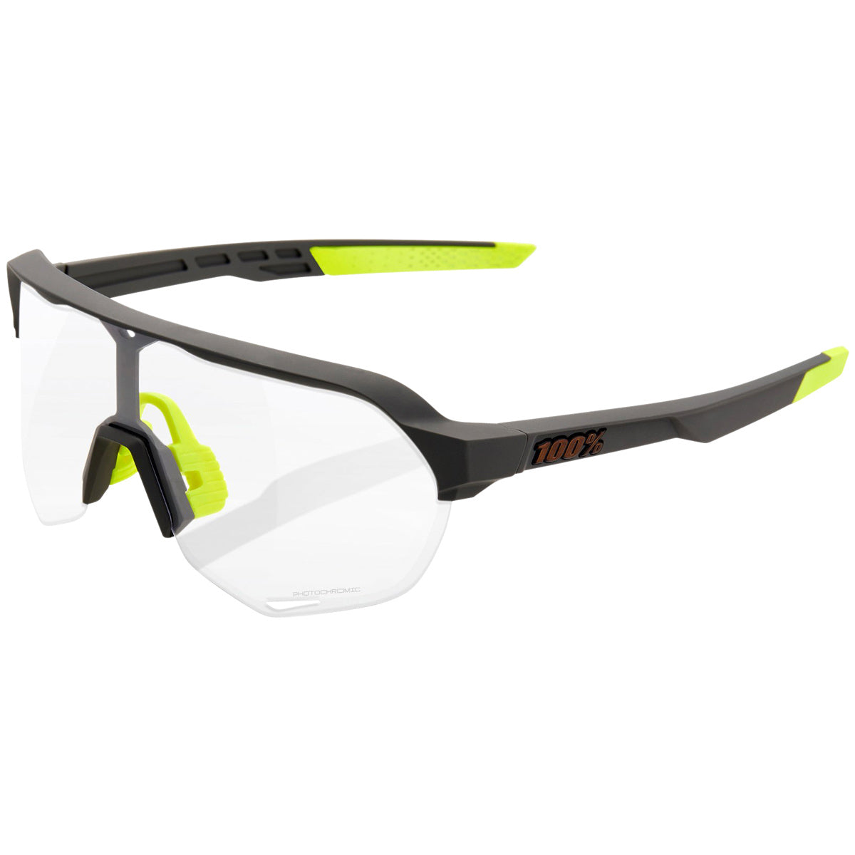 100% S2 sunglasses - Soft Tact Cool Grey Photochromic | All4cycling