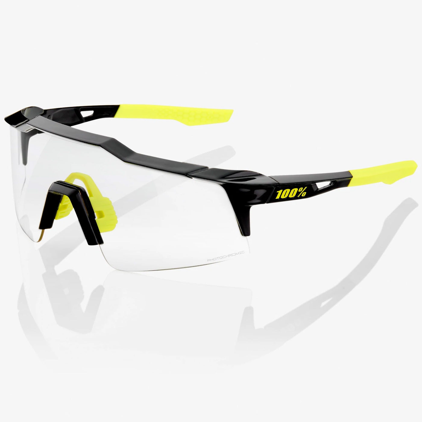 100% Speedcraft Sl Glasses - Gloss Black Photochromic 