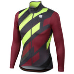 Maglia maniche lunghe Sportful Volt - Rosso giallo