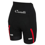 Pantaloncini donna Castelli Velocissima - Rosso