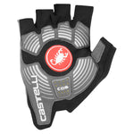 Castelli Rosso Corsa Espresso gloves - Grey