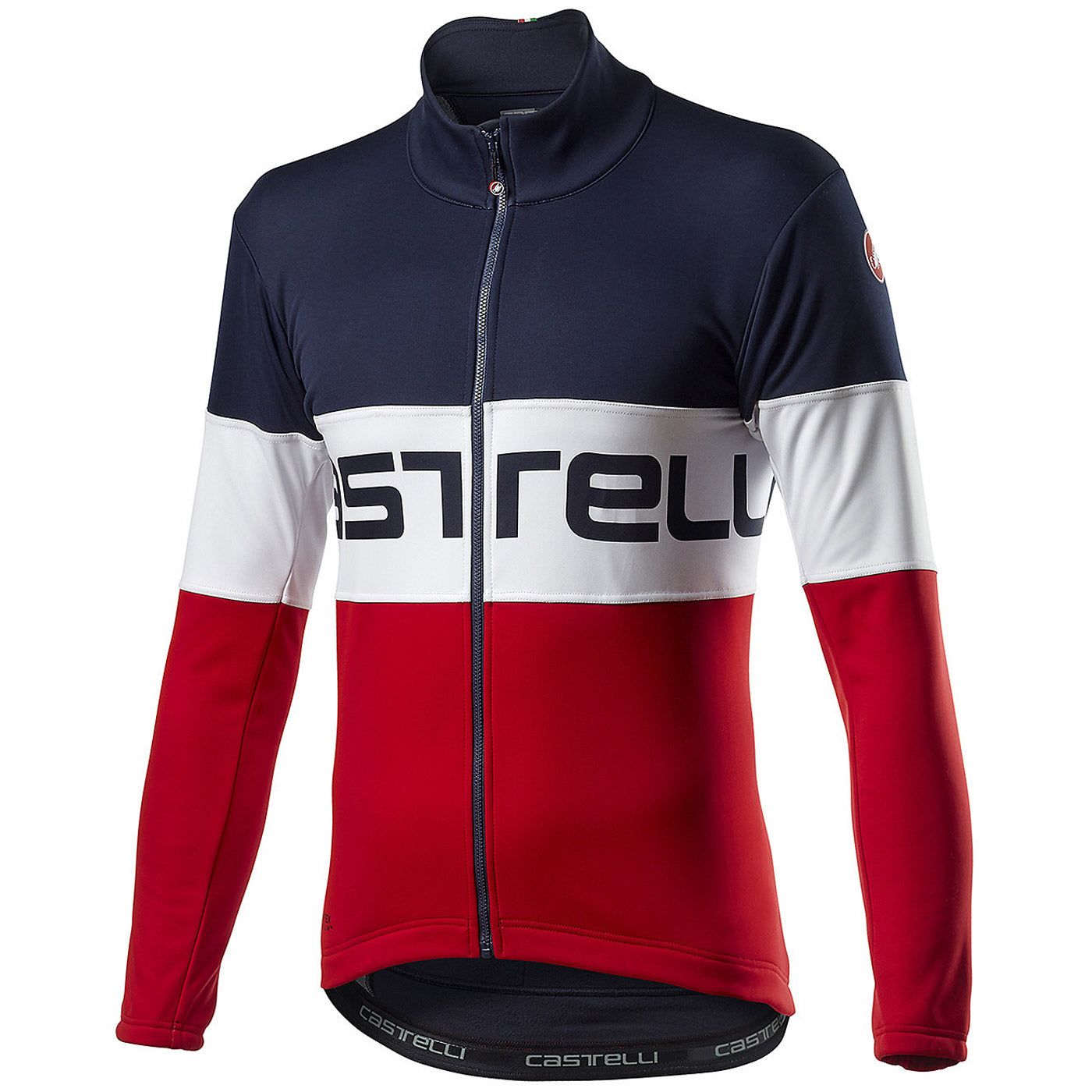お得新作登場Castelli Prologo Cycling Jacket サイクルジャケット 長袖 裏起毛 ゴアテックス カステリ Mサイズ ウィンドストッパー Mサイズ