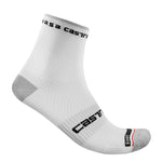 Calze Castelli Rosso Corsa Pro 9 - Bianco