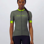 Maglia donna Castelli Gradient - Verde giallo