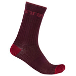 Chaussettes Castelli Distanza 20 - Rouge