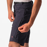 Pantalones cortos Castelli Unlimited Trail - Negro
