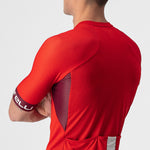 Castelli Entrata 6 trikot - Rot bordeaux