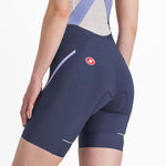 Castelli Velocissima 3 frau tragerhose - Dunkel blau