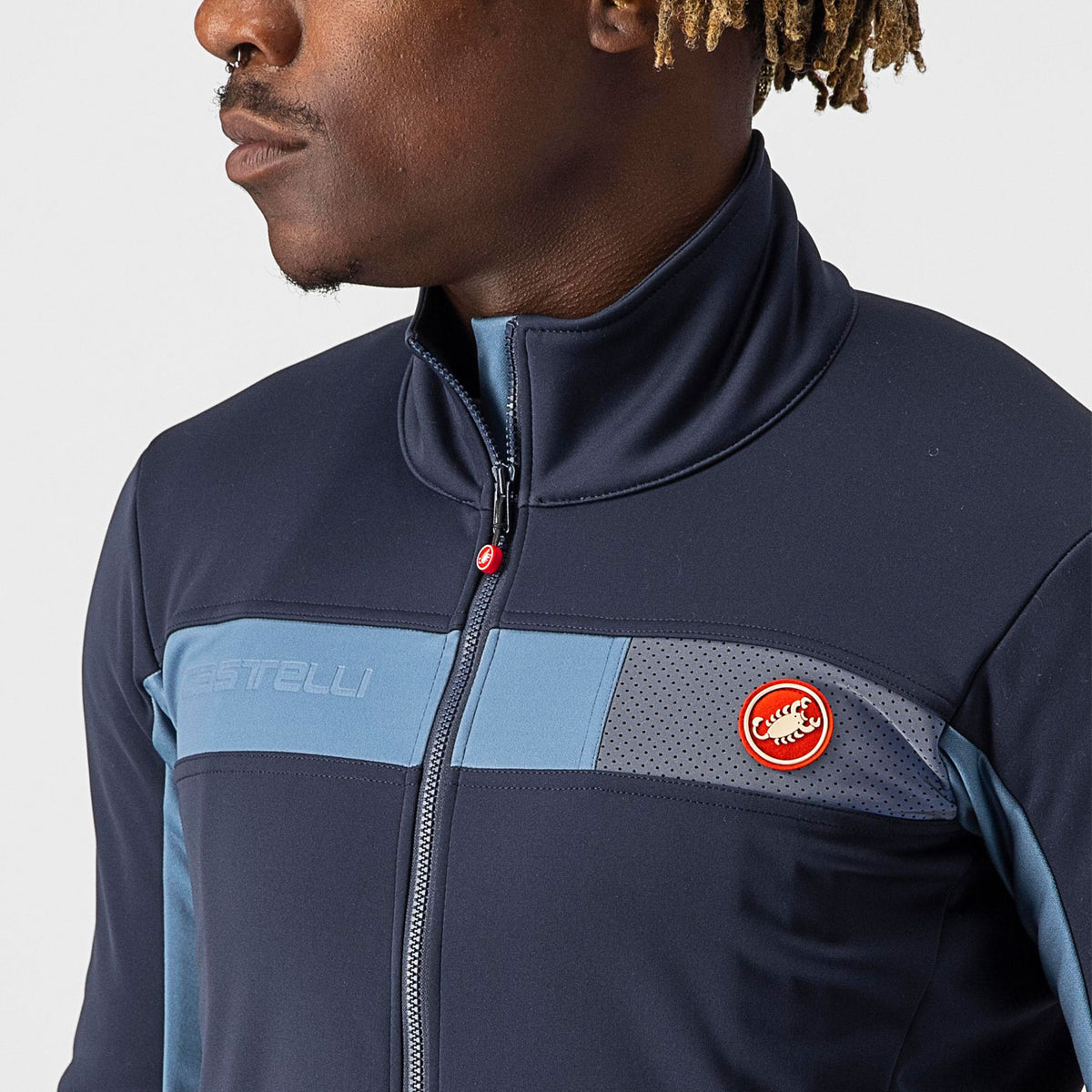 Castelli Mortirolo 6S jacket - Blue – All4cycling